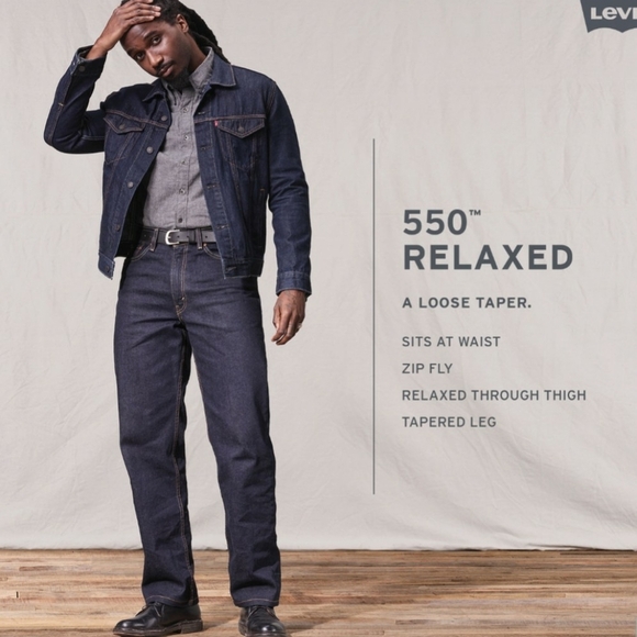 Levi's® Men's 550™ Relaxed Fit Jeans - Picture 3 of 8
